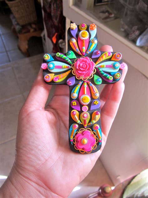 Decorative Wall Cross Vintage Inspired Jeweled By Iluvpic On Etsy