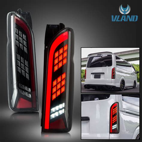 Vland Full Led Tail Lights For Toyota Hiace Us Australian Wa