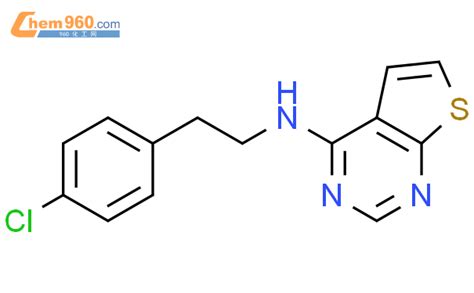 138040 46 7 Thieno 2 3 D Pyrimidin 4 Amine N 2 4 Chlorophenyl Ethyl