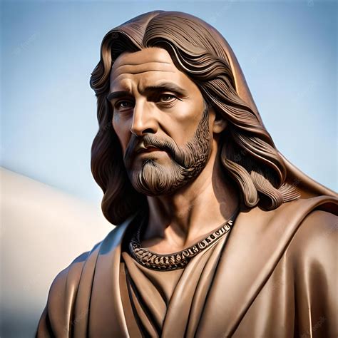 Premium Ai Image Greek Statue Of Jesus Christ