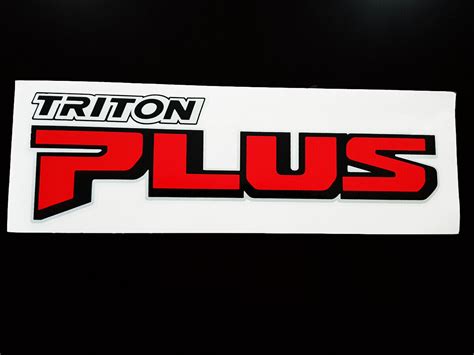 Triton Plus Pvc Side Cabin Rear Sticker Decal For Mitsubishi Triton