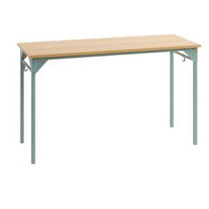 Table de consultation Servil 130x50 strat hêtre 4 pieds T6 Pichon