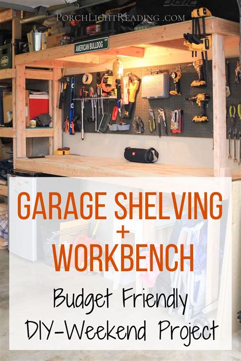 Garage Shelving And Workbench Diy Artofit