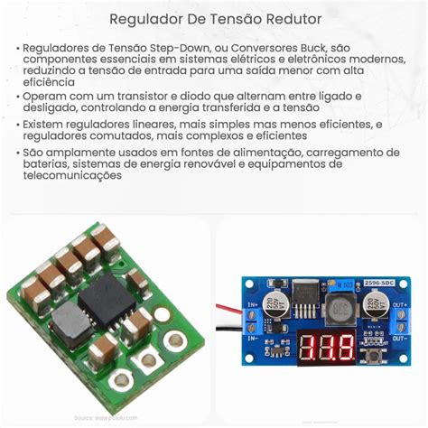 Regulador De Tens O Redutor Como Funciona Aplica O E Vantagens