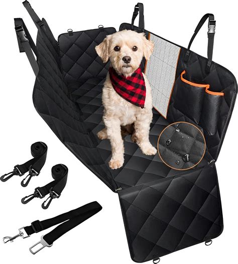 Okasis Cubierta Asiento Coche Perro Funda Coche Mascota Impermeable