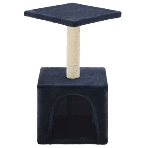 ABB Arbre à chat avec griffoir en sisal 55 cm Bleu foncé Qqmora