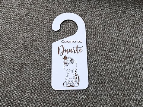 Marcador Porta Dinossauro Landarte presentes personalizados à medida