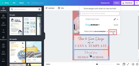 How To Save Canva Design As Template