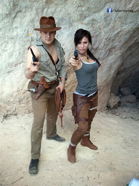 Indiana Jones and Lara Croft 2. by AdaCroft on DeviantArt