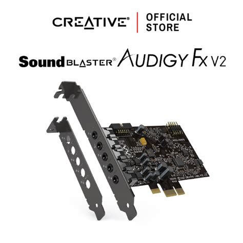 Sound Blaster Audigy Fx V2 ซาวด์การ์ด 51 Pci E สำหรับการอัพเกรดที่มา