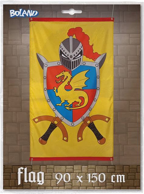 Boland Polyester Vlag Knights Dragons Ridders Draken Ridders