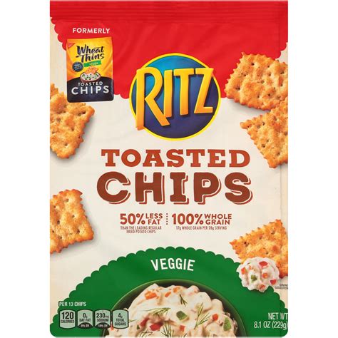 Nabisco Ritz Garden Valley Veggie Toasted Chips 8 1 Oz Walmart