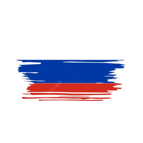 Russia Brush Stroke Flag Russia Brush Russia Flag Png And Vector