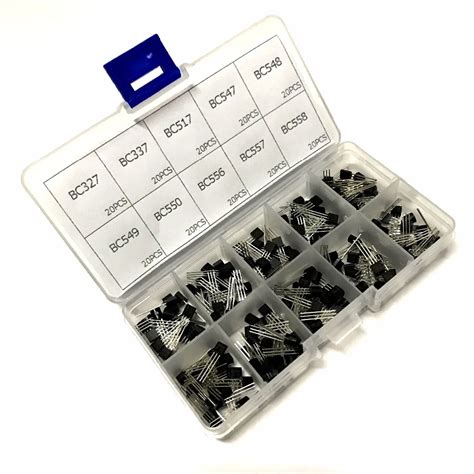 Bc Bc Npn Transistor Assortment Kit Box Pack Set Values