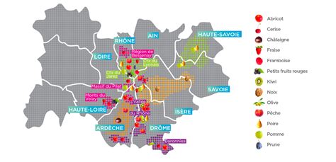 Le Territoire Comité Stratégique Des Fruits Auvergne Rhône Alpes