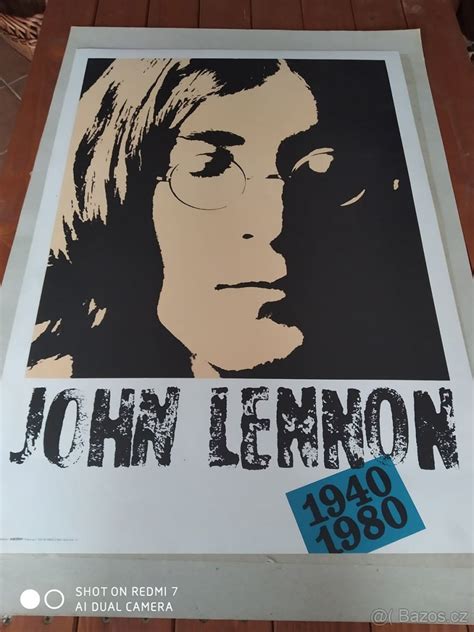 Orig N St N Plak Ty Z Let John Lennon Esk