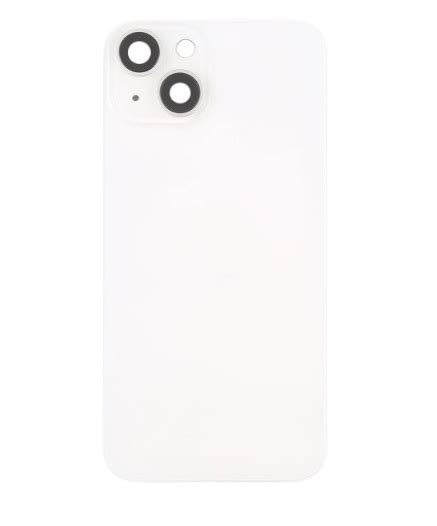 Back Glass With Camera Lens for iPhone 14 Plus (Starlight) White – Repilab