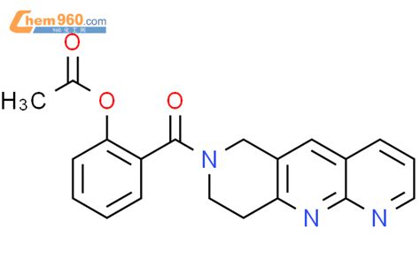 389117 40 29ci 7 2 乙酰基氧基苯甲酰基 6789 四氢吡啶并 23 B 16 萘啶化学式、结构式