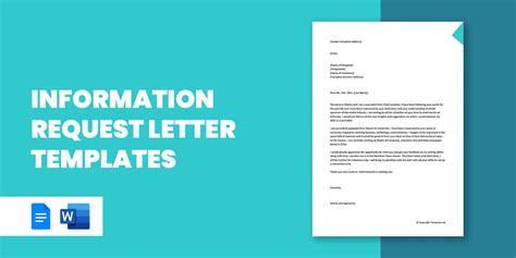 8+ Information Request Letter Templates in MS Word | PDF | Pages ...