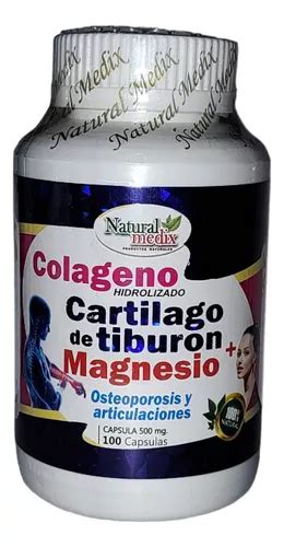 Cartilago De Tiburon Colageno Magnesio Suplemento Capsulas