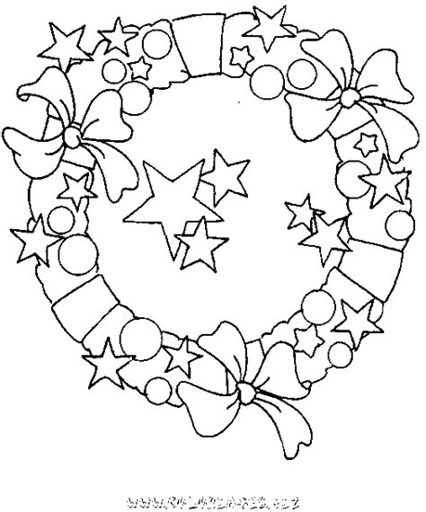 Coloriage Couronnes De Noel Gratuit Noel