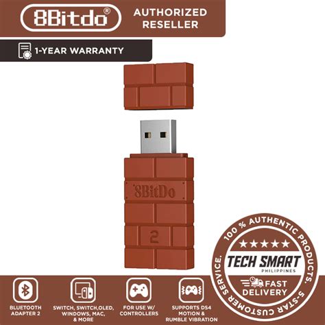 8bitdo Wireless Usb Adapter 2 For Switch Switch Oled Windows Mac And Raspberry Pi Compatible