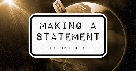 Making A Statement With Art By James Cole Creative Worlds Of James Cole