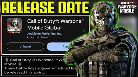 Warzone Mobile Global Release Date Minimum Requirements Cod Warzone