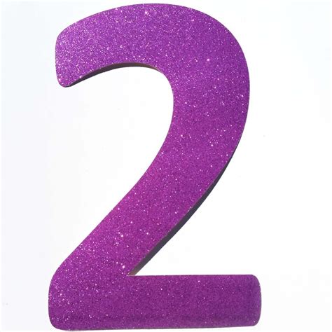 Purple Number Two Purple Two Shape Number Two Shape Number