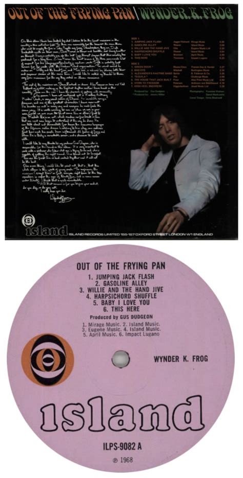 Wynder K Frog Out Of The Frying Pan 1st Uk Vinyl Lp Album Lp Record 239228