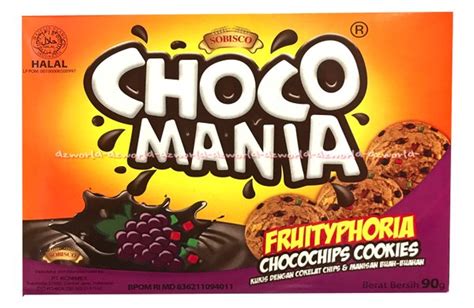 Jual Choco Mania 68gr Fruityphoria Cockies KUKIS Dengan Taburan Coklat