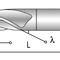 Solid Milling Cutter CL11 HMB Carmon 2 Flute With Cylindrical Shank