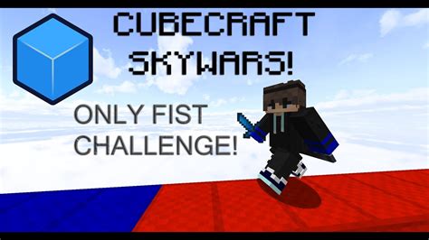 Cubecraft Skywars Fist Only Challenge Youtube