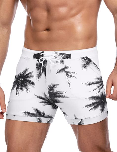 Snapklik Men Swimming Trunk Quick Dry Square Leg Swimsuit Beach Bikini Swimwear