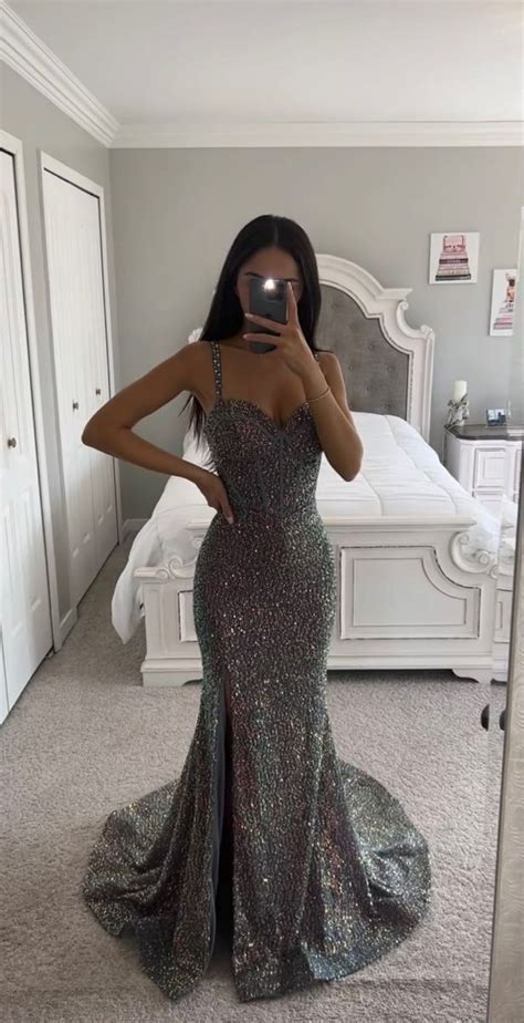 SPARKLE CORSET GOWN Sparkly Prom Dresses Stunning Prom Dresses