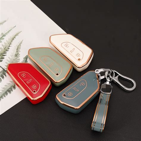 Fashion TPU Car Remote Key Case Cover Shell Fob For VW Volkswagen Golf