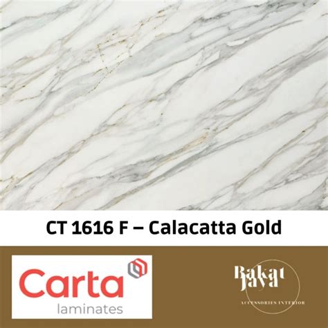 Jual CARTA HPL CT 1616 F CALACATTA GOLD Kota Semarang Toko Bakat