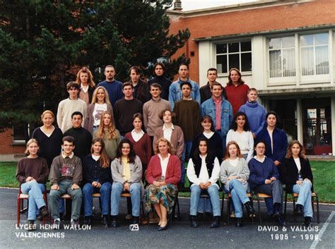 Photo de classe TES3 Lycée Wallon Valenciennes de 1996, Lycée Henri Wallon - Copains d'avant