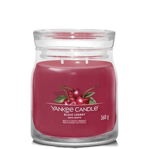 Yankee Candle Signature Medium Jar Black Cherry Geur Voor Je Huis