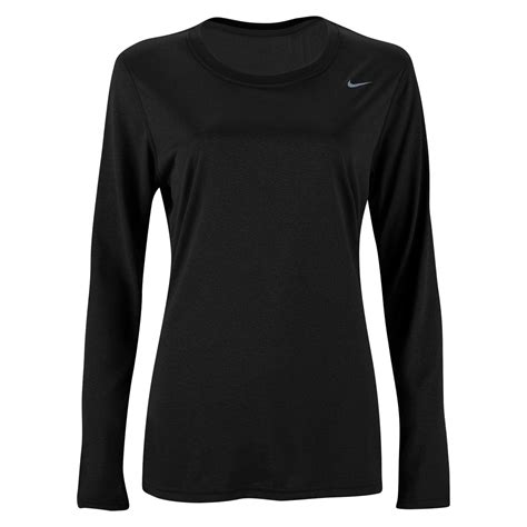 Nike Women S Legend Long Sleeve Poly T Shirt Soccer Nike Long Sleeve Shirt Womens