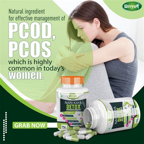 Ayurvedic Medicine For Women Health Wellness PCOD PCOS 60 Capsules At