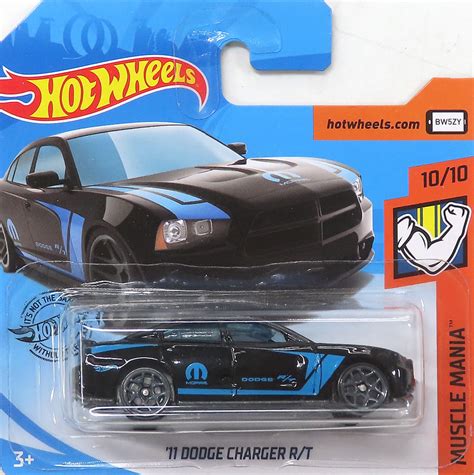 駿河屋 DODGE CHARGER R T ブラックブルー Hot Wheels MUSCLE MANIA FYG ホットウィールhotwheels