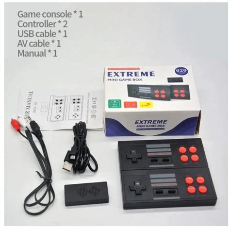 Video Game Retrô 2 Controles 620 Jogos De Nintendin Portátil Zapach