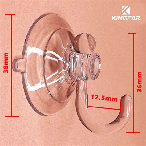 Suction Cup Hooks Clear Hooks Kingfar