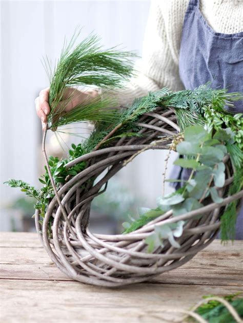 DIY 9 fina julkransar att göra själv Julkransar Kransar Julkrans