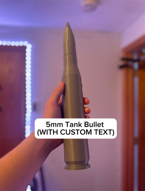 50 Mm Tank Bullet Etsy