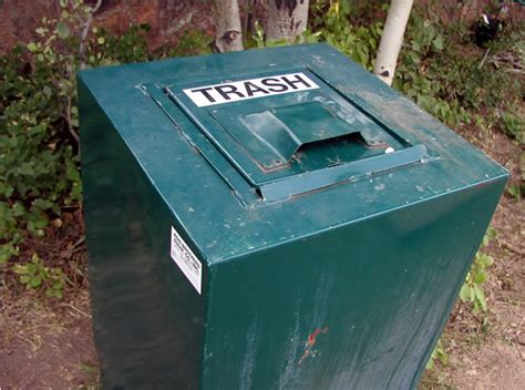 Bear Proof Trash Can - Rocky Mountain National Park (U.S. National Park ...