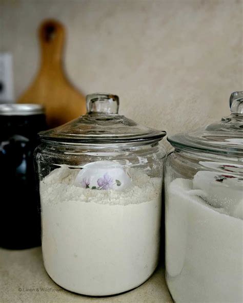 The best way to store Flour for long-term storage · Linen & Wildflowers