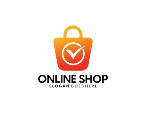 Shopping Logo E Commerce Logotype Shooping Website Purple Gradient