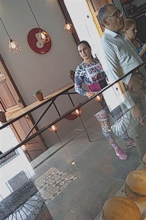 Hot Gym Milf Latina Customer W Huge Tits Big Ass Puttin On A Show Spandex Leggings